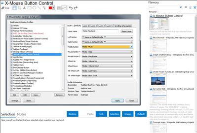 X-Mouse Button Control - Flamory bookmarks and screenshots