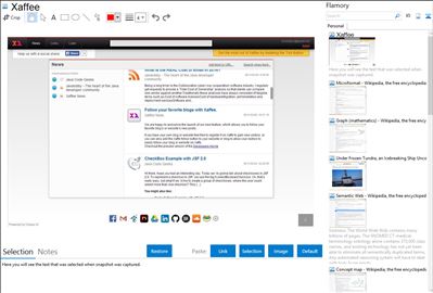 Xaffee - Flamory bookmarks and screenshots