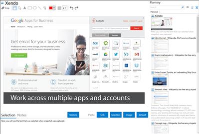 Xendo - Flamory bookmarks and screenshots