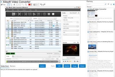 Xilisoft Video Converter - Flamory bookmarks and screenshots