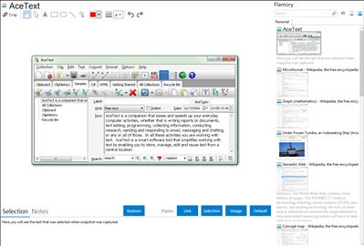 AceText - Flamory bookmarks and screenshots