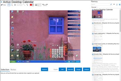 Active Desktop Calendar - Flamory bookmarks and screenshots