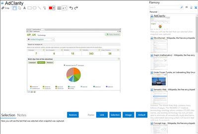 AdClarity - Flamory bookmarks and screenshots