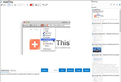 AddThis - Flamory bookmarks and screenshots