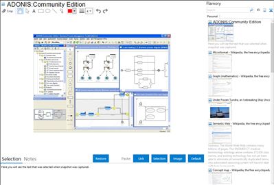 ADONIS:Community Edition - Flamory bookmarks and screenshots