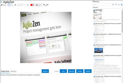 AgileZen - Flamory bookmarks and screenshots