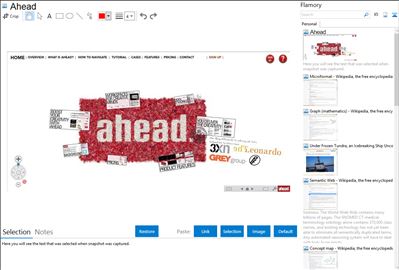 Ahead - Flamory bookmarks and screenshots