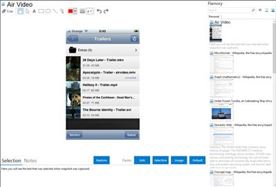 Air Video - Flamory bookmarks and screenshots