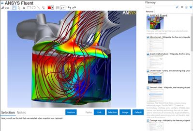 ANSYS Fluent - Flamory bookmarks and screenshots