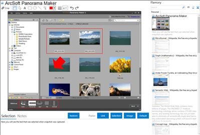 ArcSoft Panorama Maker - Flamory bookmarks and screenshots