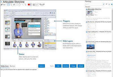 Articulate Storyline - Flamory bookmarks and screenshots