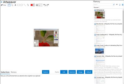 Artweaver - Flamory bookmarks and screenshots