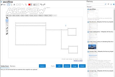 asciiflow - Flamory bookmarks and screenshots