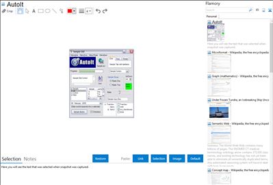 AutoIt - Flamory bookmarks and screenshots