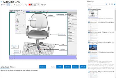 AutoQ3D CAD - Flamory bookmarks and screenshots