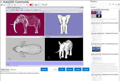 AutoQ3D Community - Flamory bookmarks and screenshots