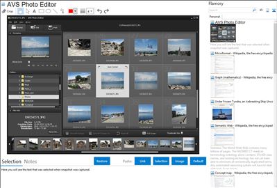 AVS Photo Editor - Flamory bookmarks and screenshots