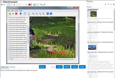 BatchInpaint - Flamory bookmarks and screenshots