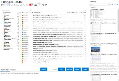 BazQux Reader - Flamory bookmarks and screenshots