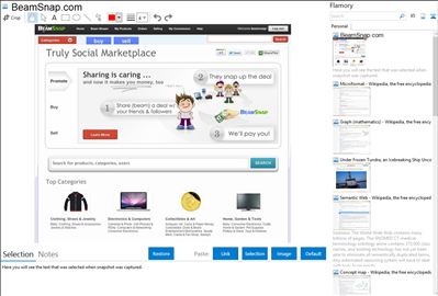 BeamSnap.com - Flamory bookmarks and screenshots