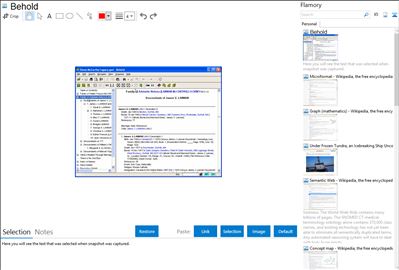 Behold - Flamory bookmarks and screenshots