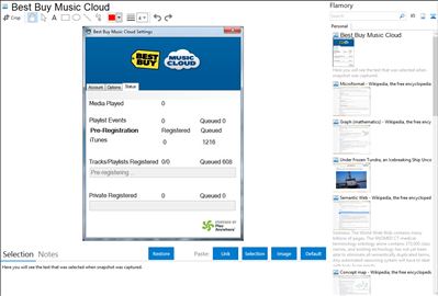 Best Buy Music Cloud - Flamory bookmarks and screenshots