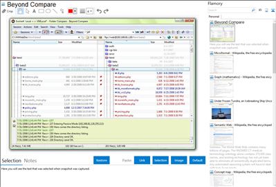Beyond Compare - Flamory bookmarks and screenshots
