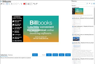 Billbooks - Flamory bookmarks and screenshots