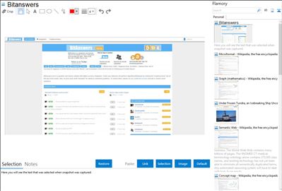 Bitanswers - Flamory bookmarks and screenshots