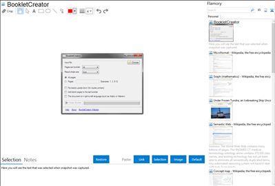 BookletCreator - Flamory bookmarks and screenshots
