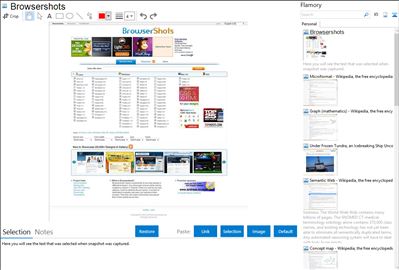 Browsershots - Flamory bookmarks and screenshots