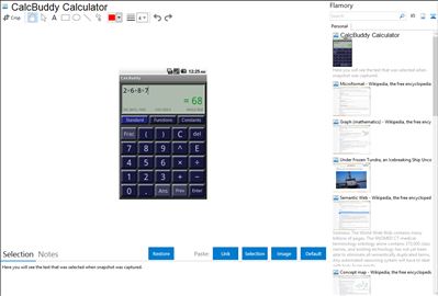 CalcBuddy Calculator - Flamory bookmarks and screenshots
