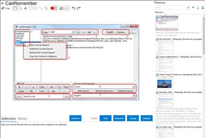CanRemember - Flamory bookmarks and screenshots