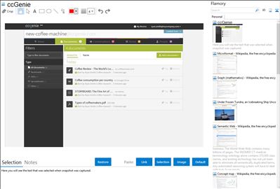 ccGenie - Flamory bookmarks and screenshots