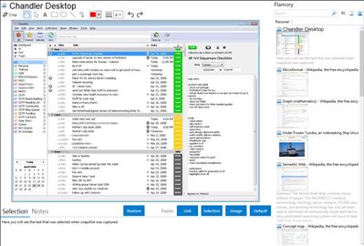 Chandler Desktop - Flamory bookmarks and screenshots