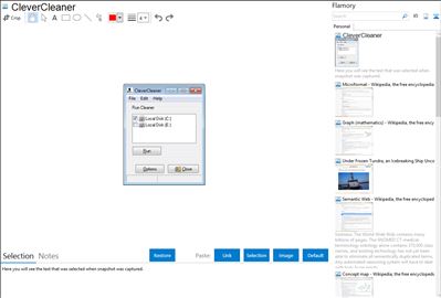 CleverCleaner - Flamory bookmarks and screenshots