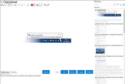 ClipUpload - Flamory bookmarks and screenshots