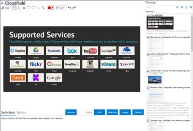 CloudKafé - Flamory bookmarks and screenshots