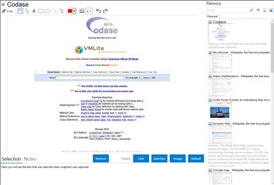 Codase - Flamory bookmarks and screenshots