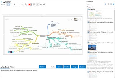 Coggle - Flamory bookmarks and screenshots