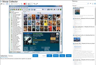 Movie Collector - Flamory bookmarks and screenshots