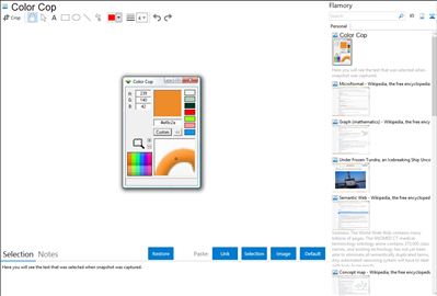 Color Cop - Flamory bookmarks and screenshots