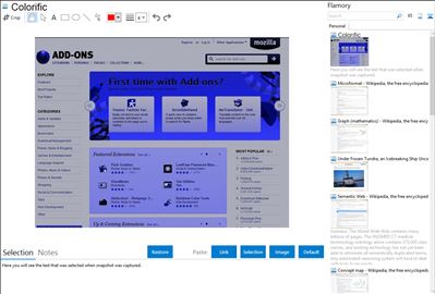 Colorific - Flamory bookmarks and screenshots