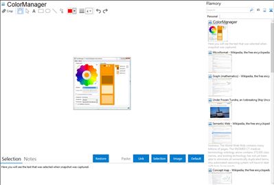 ColorManager - Flamory bookmarks and screenshots