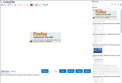ColorZilla - Flamory bookmarks and screenshots