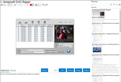 Aimersoft DVD Ripper - Flamory bookmarks and screenshots