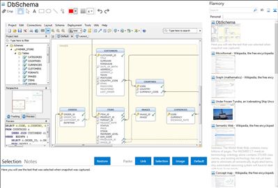 DbSchema - Flamory bookmarks and screenshots