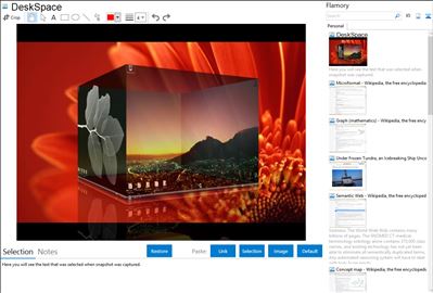 DeskSpace - Flamory bookmarks and screenshots