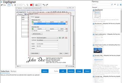 DigiSigner - Flamory bookmarks and screenshots