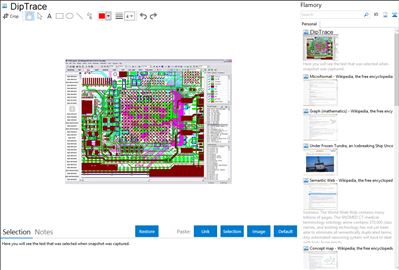 DipTrace - Flamory bookmarks and screenshots